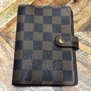 Louis Vuitton Damier Ebene agenda PM